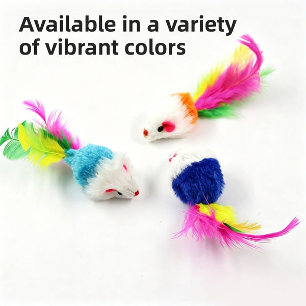 Colorful Mouse Cat Toy