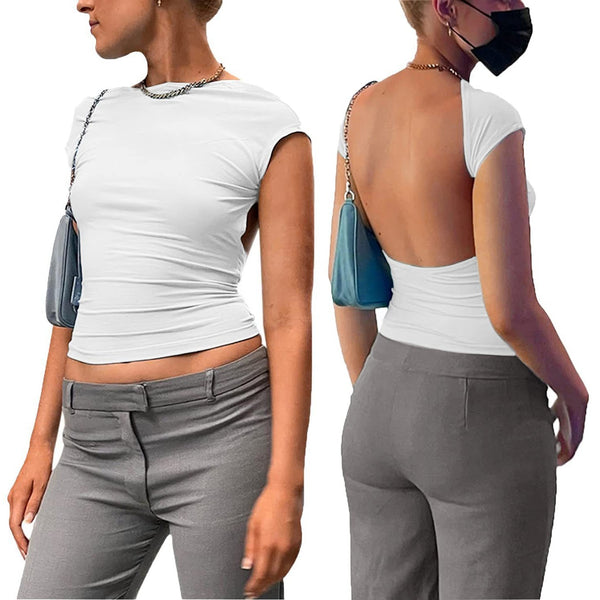 Hollow Back Chic Shirts