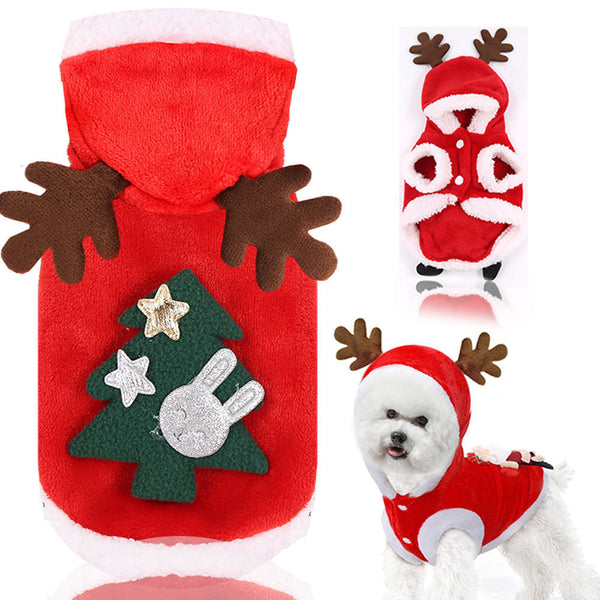 Christmas-Themed Dog Costume