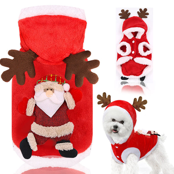 Christmas-Themed Dog Costume