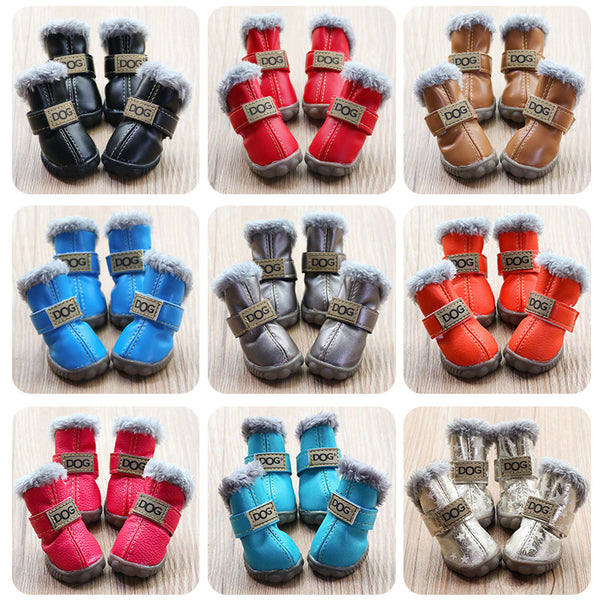 Warm Protective Non-Slip Dog Shoes