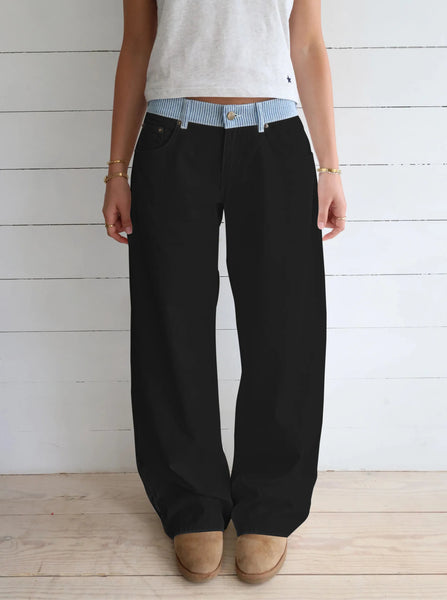 Loose-Fitting Wide-Leg Pants