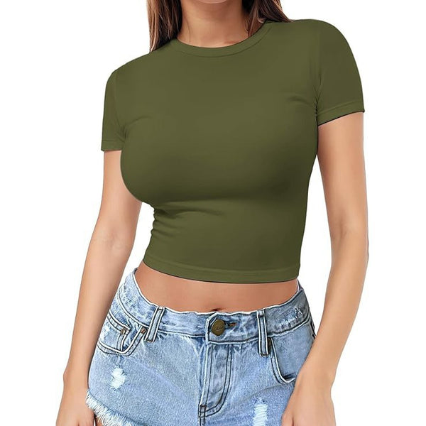 Body-Hugging Crop Top