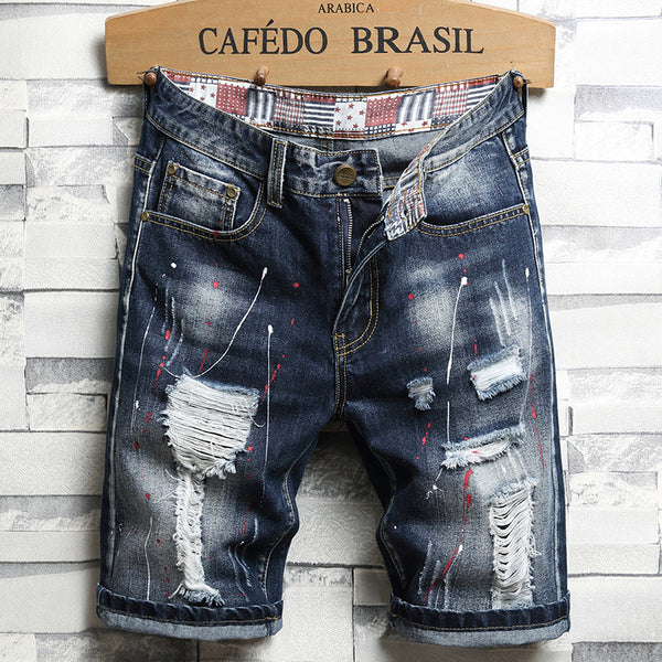 denim shorts