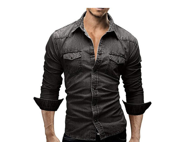 Long Sleeve Denim Shirts