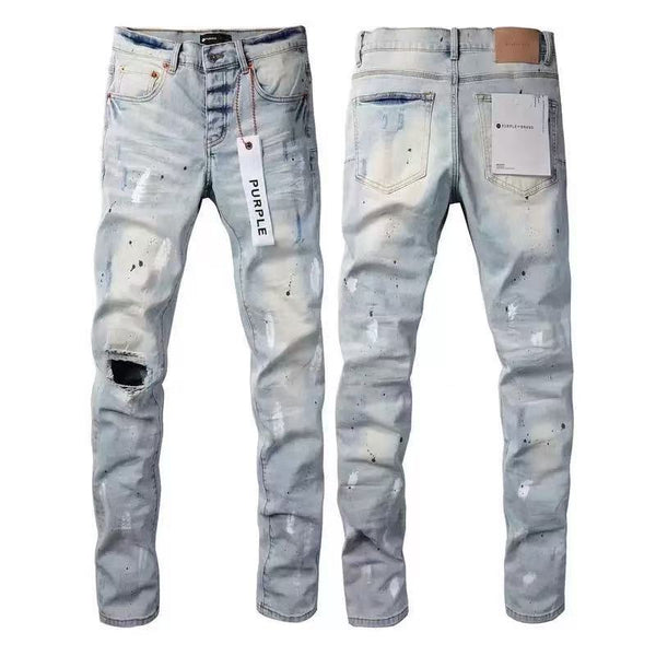 High Street ripped patch jeans