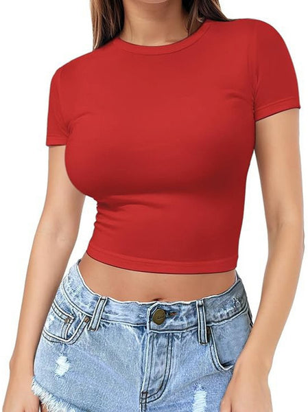 Body-Hugging Crop Top