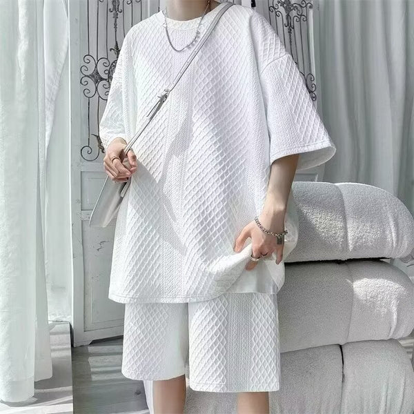 Short-Sleeved Two - Piece Short Set