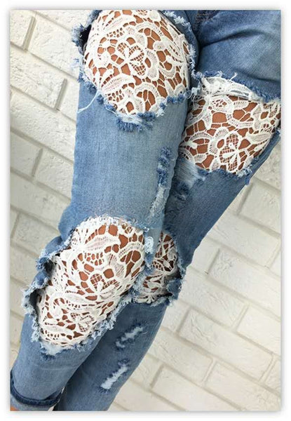 Stretchy Cotton Denim Jeans