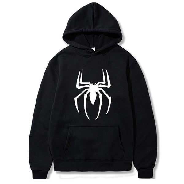 Spider Print Hoodies