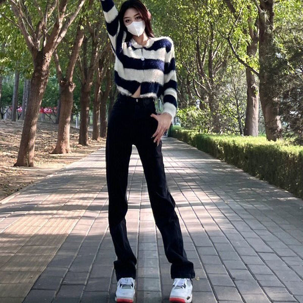 Color-Blocking Patchwork Jeans