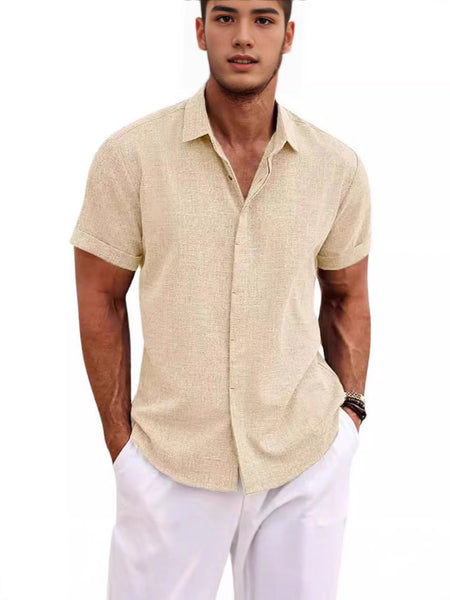 Thin Short-Sleeved Beach Shirt