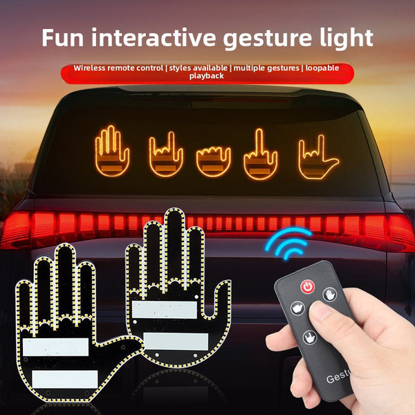 Multifunction Vehicle Gesture Control Light