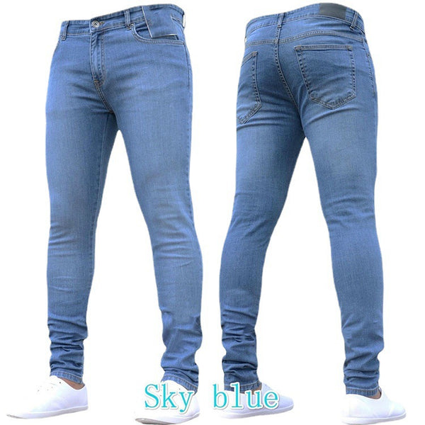 Slim Fit Stretch Denim Mens Pants