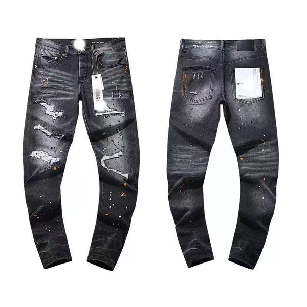 High Street ripped patch jeans
