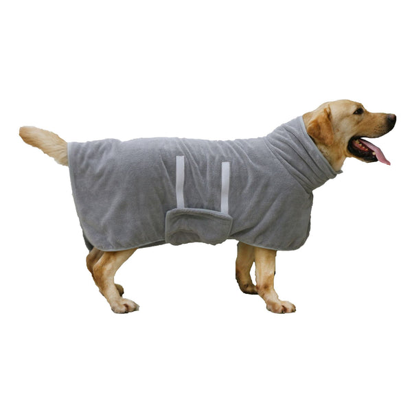 Quick-Dry Dog Bathrobe