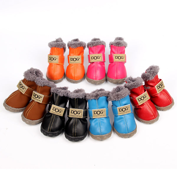 Warm Protective Non-Slip Dog Shoes