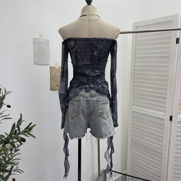 Intricate Butterfly Design Shirt