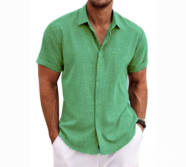 Thin Short-Sleeved Beach Shirt