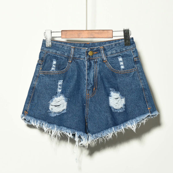 High Waist Denim Shorts