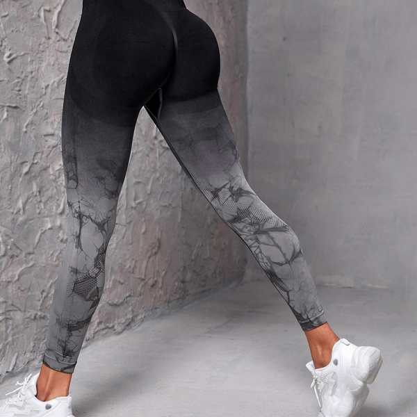 Seamless Tie-Dye Yoga Pants