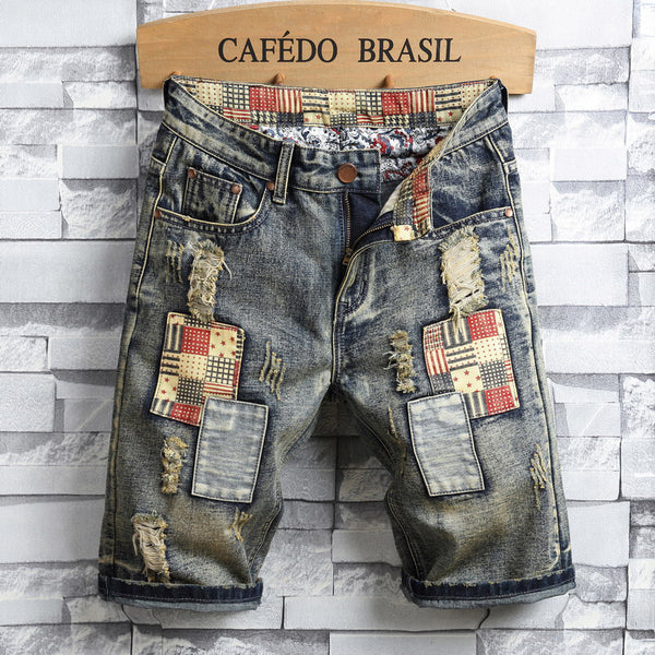 denim shorts