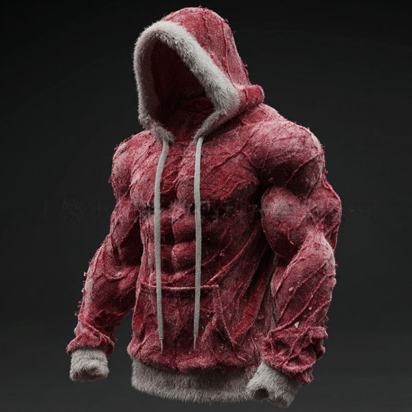 3D Digital Printed Long-Sleeve Hoodies
