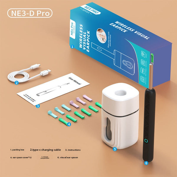 Wireless Visual Ear Cleaning Endoscope