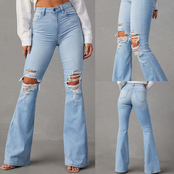 Hot Girl Ripped Jeans