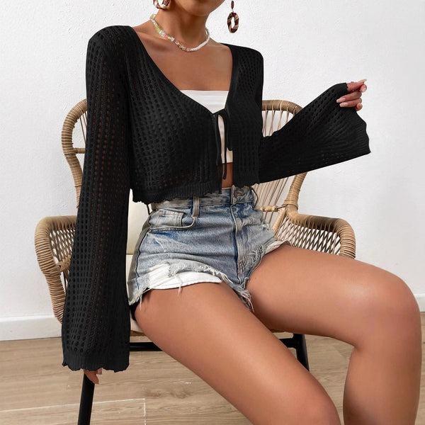 Crochet Cover-Up Beach Shirts