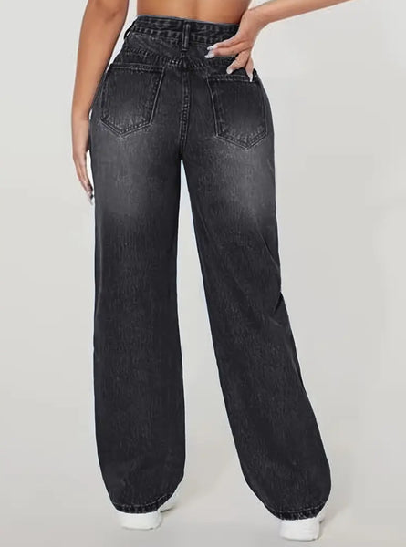 Sand Washed Ripped jeans
