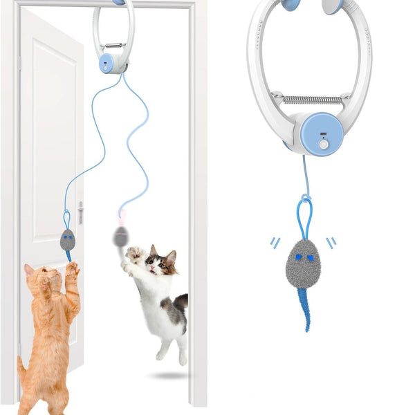 Door Clip Cat Toy with Elastic Rope