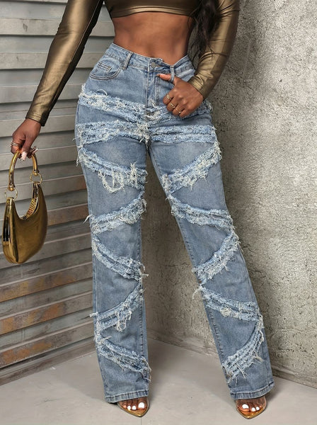 Viscose Fiber Denim Jeans