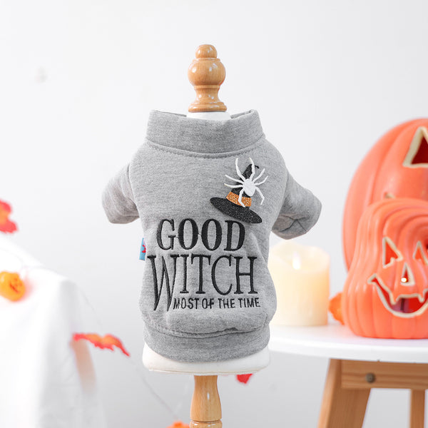 Halloween-Themed Cat Sweatshirt