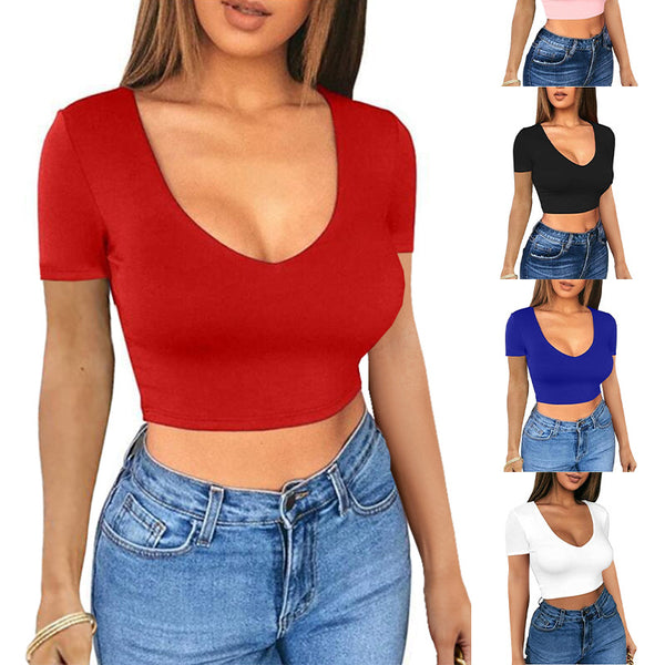 Square Collar and Cropped Shirts