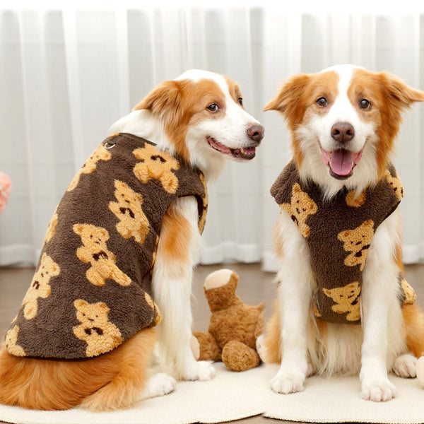 Teddy Bear Patterned Dod Sweaters