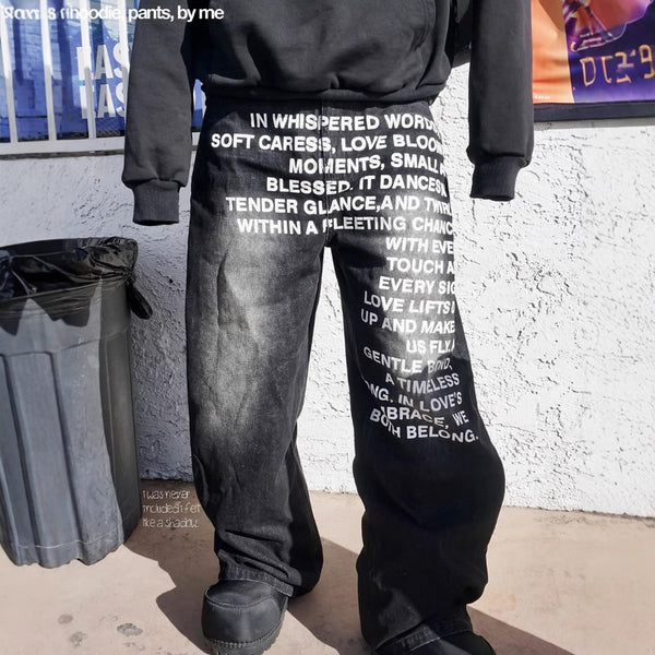Retro Gothic Street-wear Jeans
