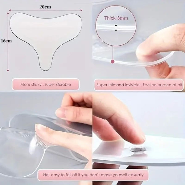 Reusable Transparent Anti-Wrinkle Skin Patches