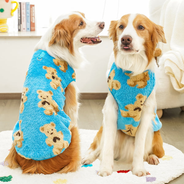 Teddy Bear Patterned Dod Sweaters