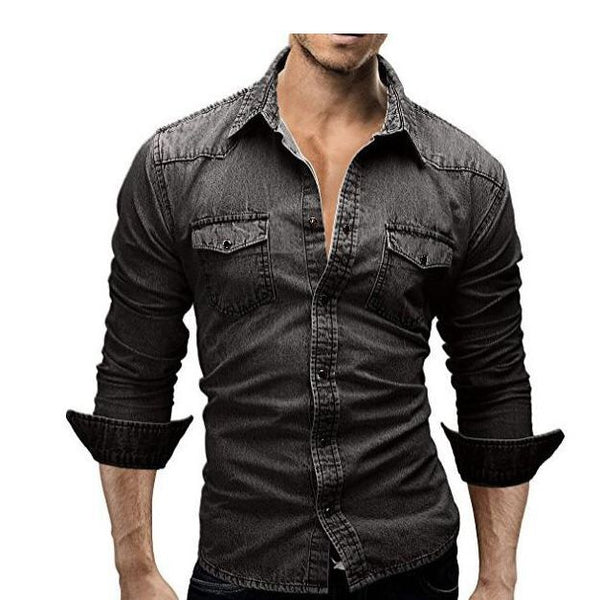 Long Sleeve Denim Shirts