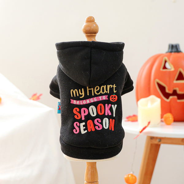 Halloween-Themed Cat Sweatshirt
