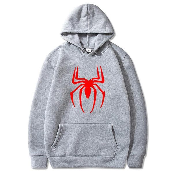 Spider Print Hoodies