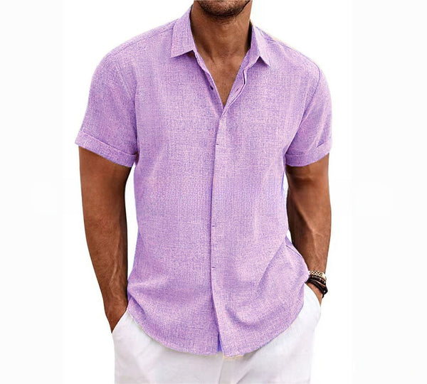 Thin Short-Sleeved Beach Shirt
