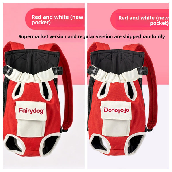 Portable Pet Backpack Chest Carrier