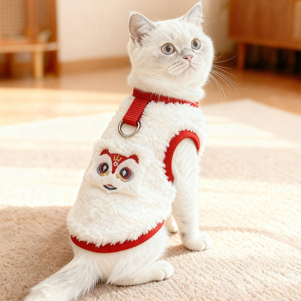 Warm and Anti-Shedding Cat Vest