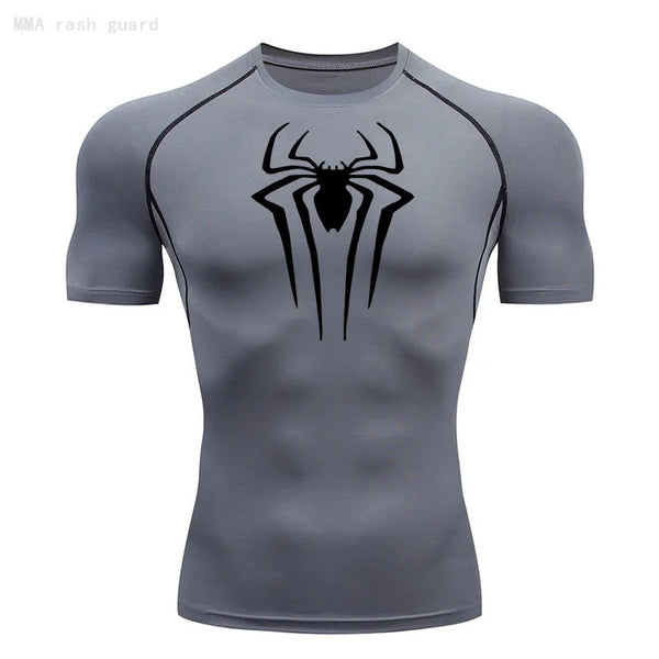 Spider Design Compression Shirts