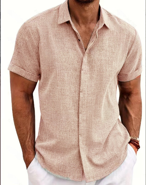Thin Short-Sleeved Beach Shirt