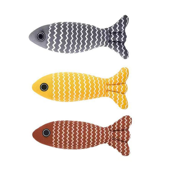Fish-Shaped Cat Toys
