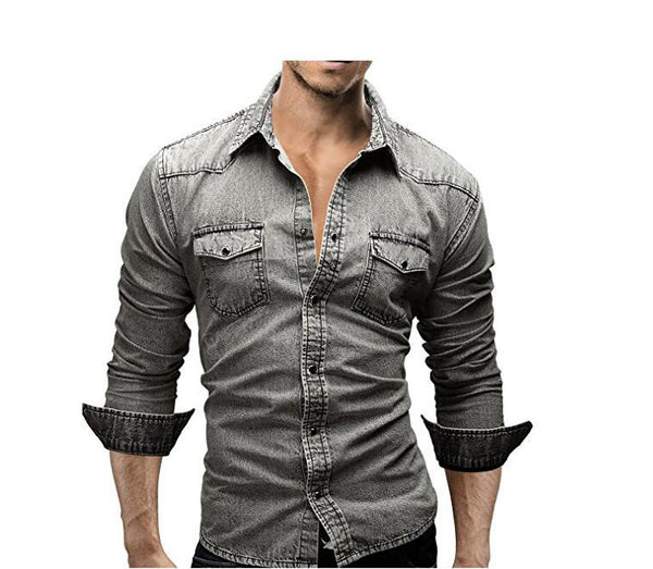 Long Sleeve Denim Shirts