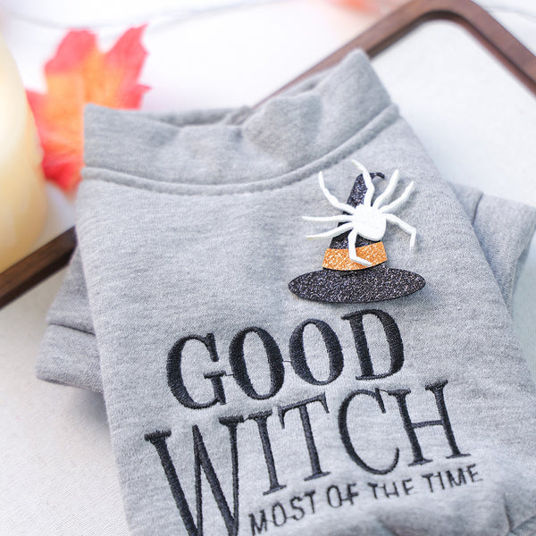 Halloween-Themed Cat Sweatshirt